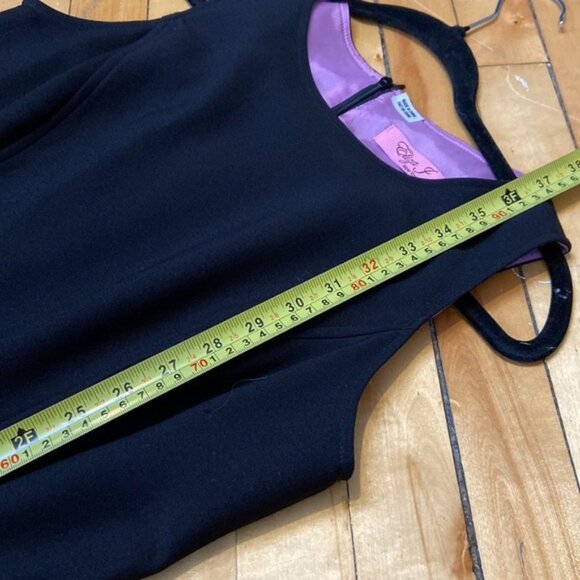 Eliza J Black 70s Inspired Pleated Skirt Classic Dress - Picture 11 of 11